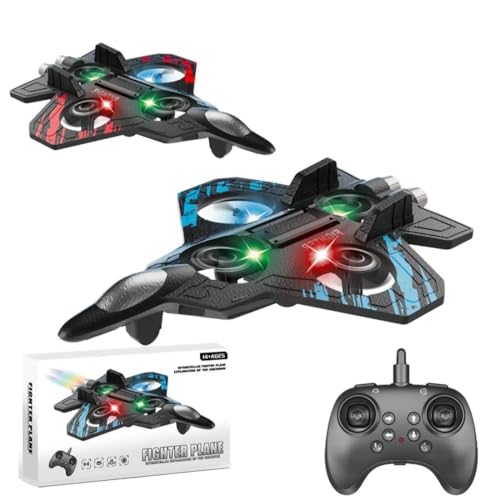 Image of Bestie toys Thermocol RC Plane for Adults Kids, Remote Control Airplane Toys for Boys Kids Adults Beginners, RC Planes Fighter Jet Helicopter Drones, 360 Flip Easy to Fly(10 min flytime)