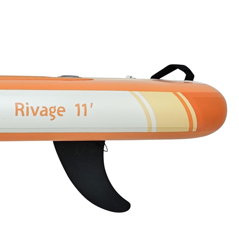 Skiffo Rivage 11' – Sup Gonflable 2-en-1 Kayak Complet - 335x86x15cm - Max 160 kg - Stable & Polyvalent - Design Unique