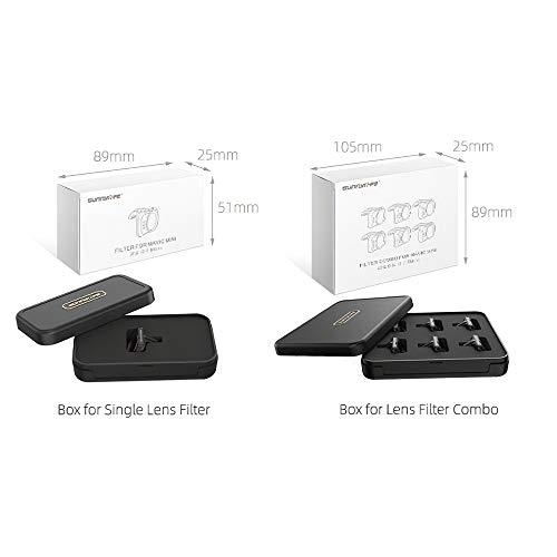 Ajcoflt Compatível com Mavic Mini Drone 3 pcs Conjunto de Filtro de Lente CPL ND8 ND16 Filtro Multi