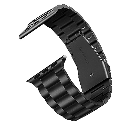 JFUME Compatible with Apple Watch Band 42mm 44mm 45mm 49mm Metal for iWatch bands foreries SE 9 8 7 6 5 4 3 2 1 Ultra Ultra2 Men 304 Stainless Steel Adjustable