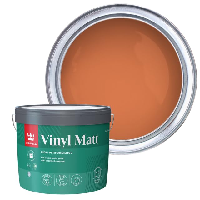 TIKKURILA Vinyl Matt - Washable Full Matt Emulsion Paint For Interior Walls & Ceilings - 10l Folklore S315