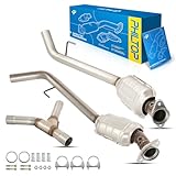 PHILTOP Catalytic Converter for 2005-2009 Mustang, 3 pcs, EPA Complaint #OE Replace 50554