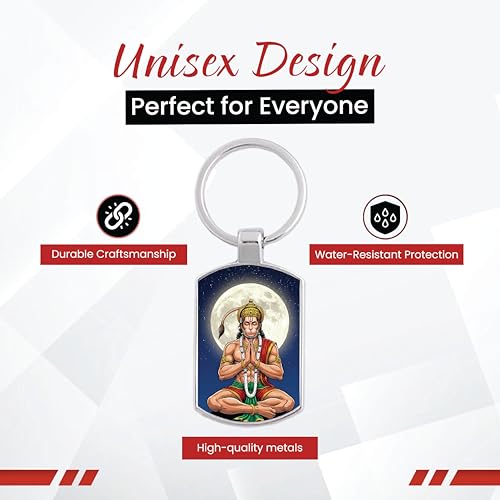 Image of Stylish Metal Keychains with Permanent Glossy Print - Inspirational Quotes & Spiritual Designs - Perfect Key chains for loved ones, Personal Use, Gifts & Return Gifts