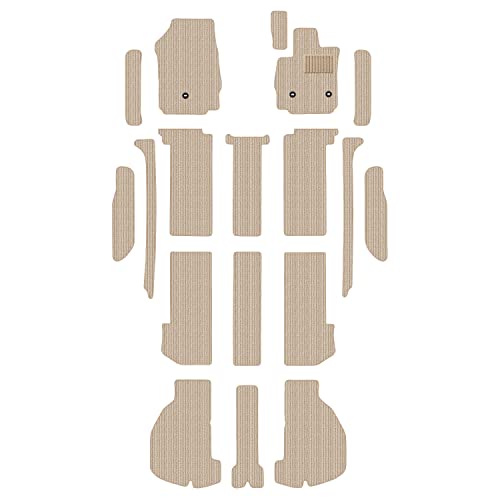 Aviles トヨタ互換品 アルファード ヴェルファイア 30系 フロアマット【3色から選択】(03:形状【3】, 03:ベージュ)