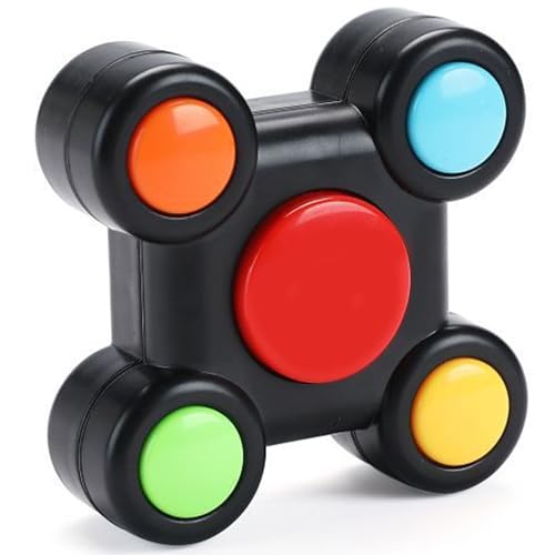 Botón de Juego de combinación de Memoria Juego de Memoria para niños Iluminado con batería con Enfoque Musical y Habilidades motoras Que mejoran la educación para niños de 4 a 8 años