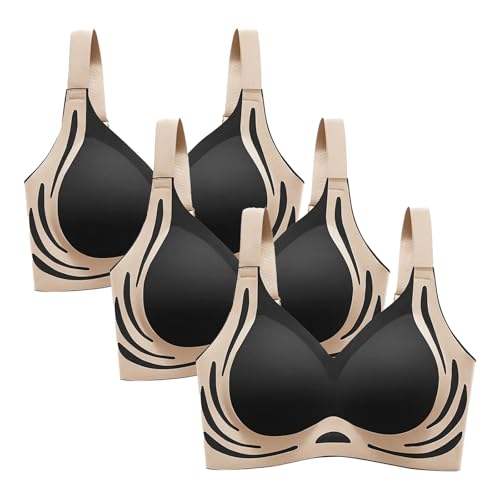 Fini le mal de dos : soutien-gorge de fitness noir XXL grand maintien au quotidien