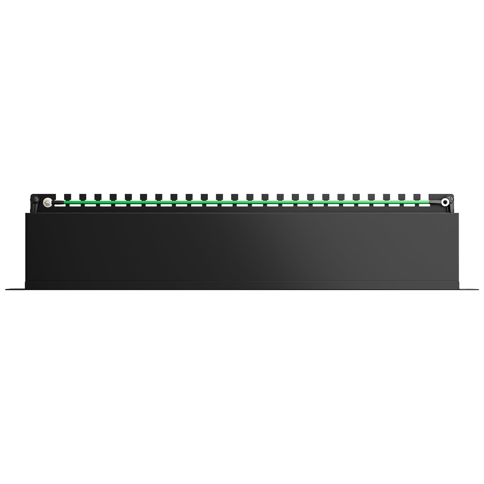 FGB CAT 6 Patchpanel Verteilerfeld 24 Port - RJ45-19" Zoll Rackeinbau Servermontage - Patchpanel Geschirmt Netzwerk-Patchpanel für Gigabit-Netzwerk-Switch
