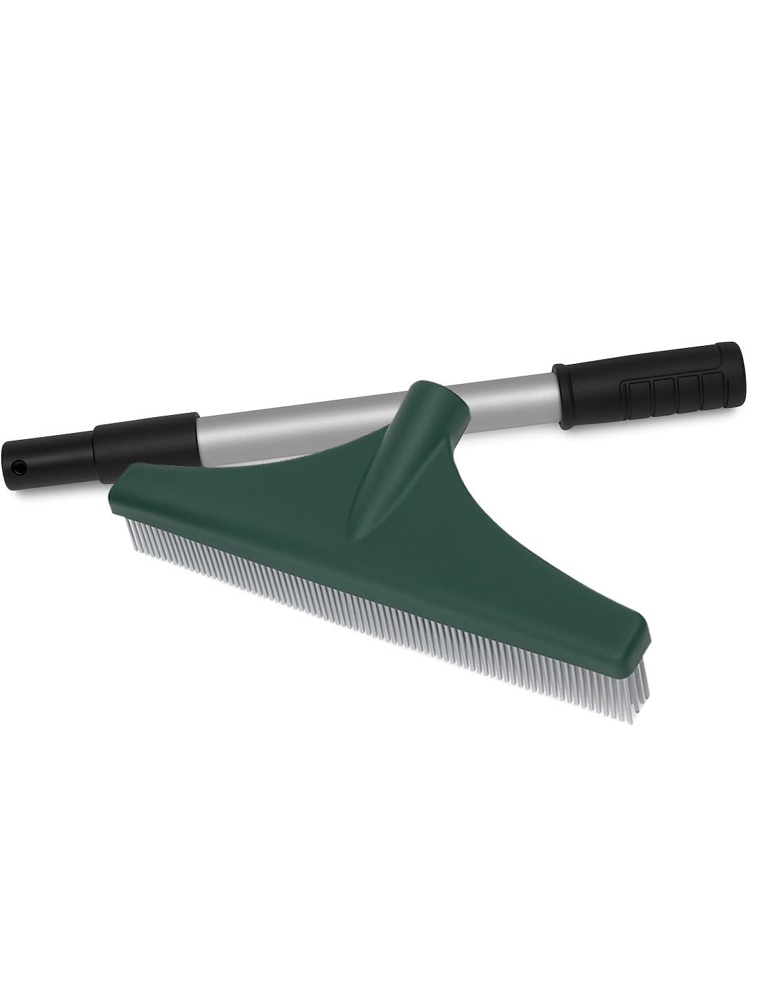 JARDIN202 - Rastrillo para peinar Barrer Césped Artificial Deluxe | Cepillo con Mango Incluido| Hojas | pelos