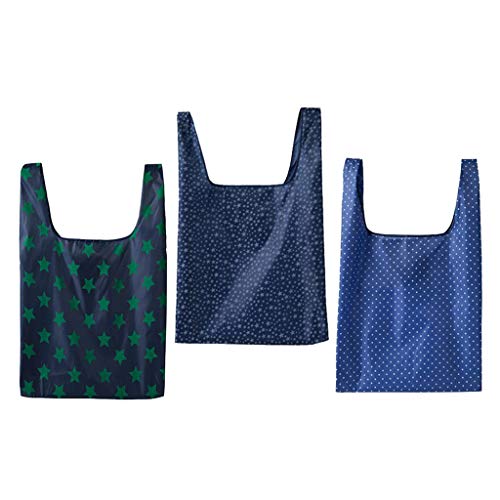 Bolsa de supermercado grande reutilizável 3X da menolana à prova d'água leve