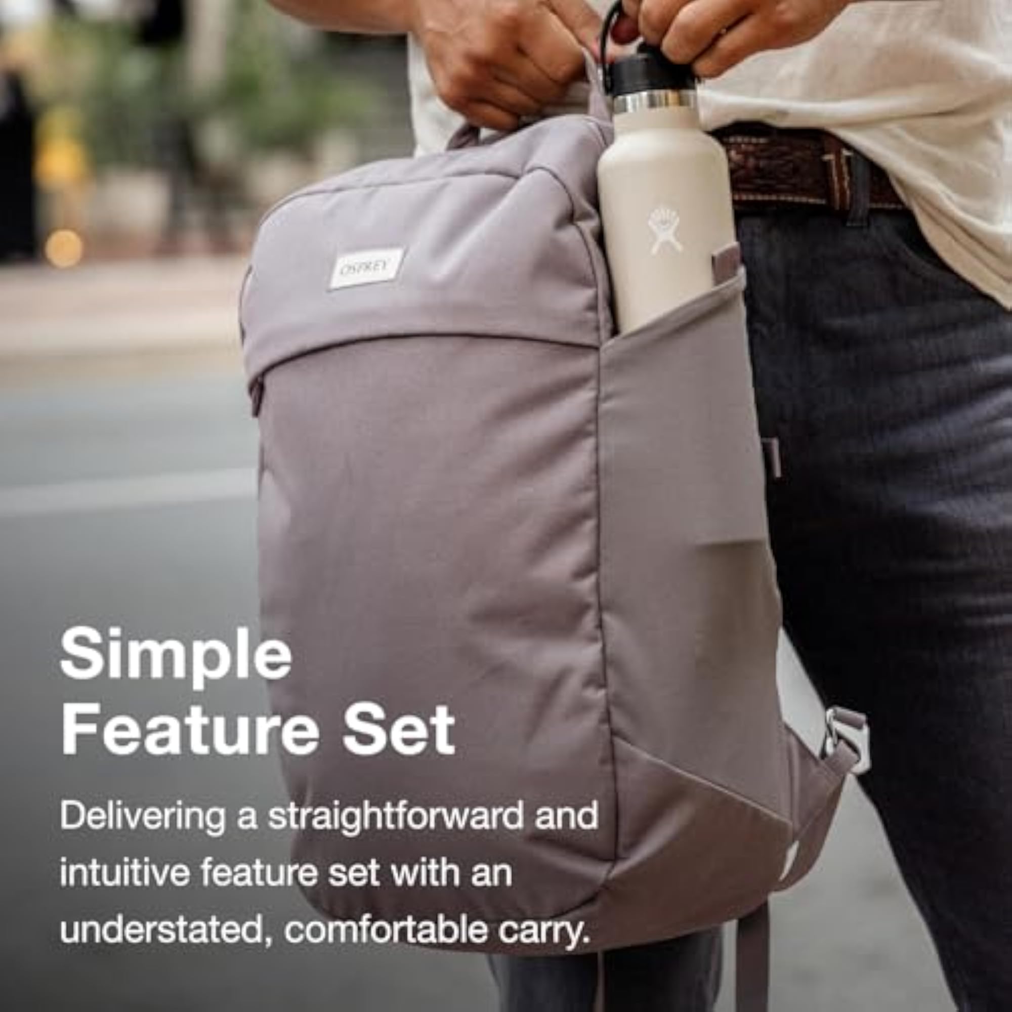 Arcane Large Day Commuter Backpack, Toffee Orange