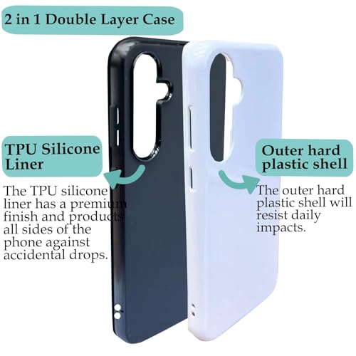 Film de sublimation Samsung S24 Plus avec 5 coques vierges 3D pour création sur mesure - 4