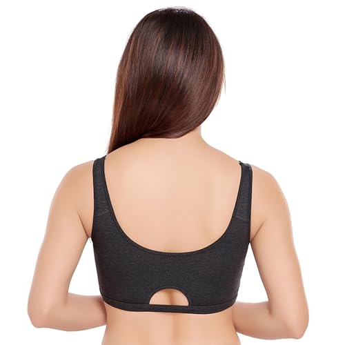 Image of juliet Non Padded Full Coverage Sports Bra for Women | Slip on Bra | Low Impact High Coverage Wireless Support Sports Bra JS 90