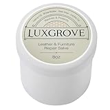LUXGROVE® Leather & Furniture Repair Salve- Polisher, Moisturizer, and Restorer for Couches and Furniture - Conditioner for Leather Cleaner, Wood, and Vinyl - Repair Salve for Car Seats - 8oz