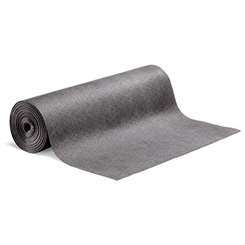 New Pig Elephant Absorbent Mat Roll, Zigzag Stitching for Extreme Durability, 11-Gal Absorbency, Mediumweight, Absorbs Oils & Water, 75' L x 33