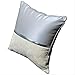 Poszewki na poduszki dekoracyjne poszewka na poduszkę skóra szenila łączenie poszewka na poduszkę do sypialni na sofę samochód salon 60 x 60 cm (bez rdzenia) jasnoszara