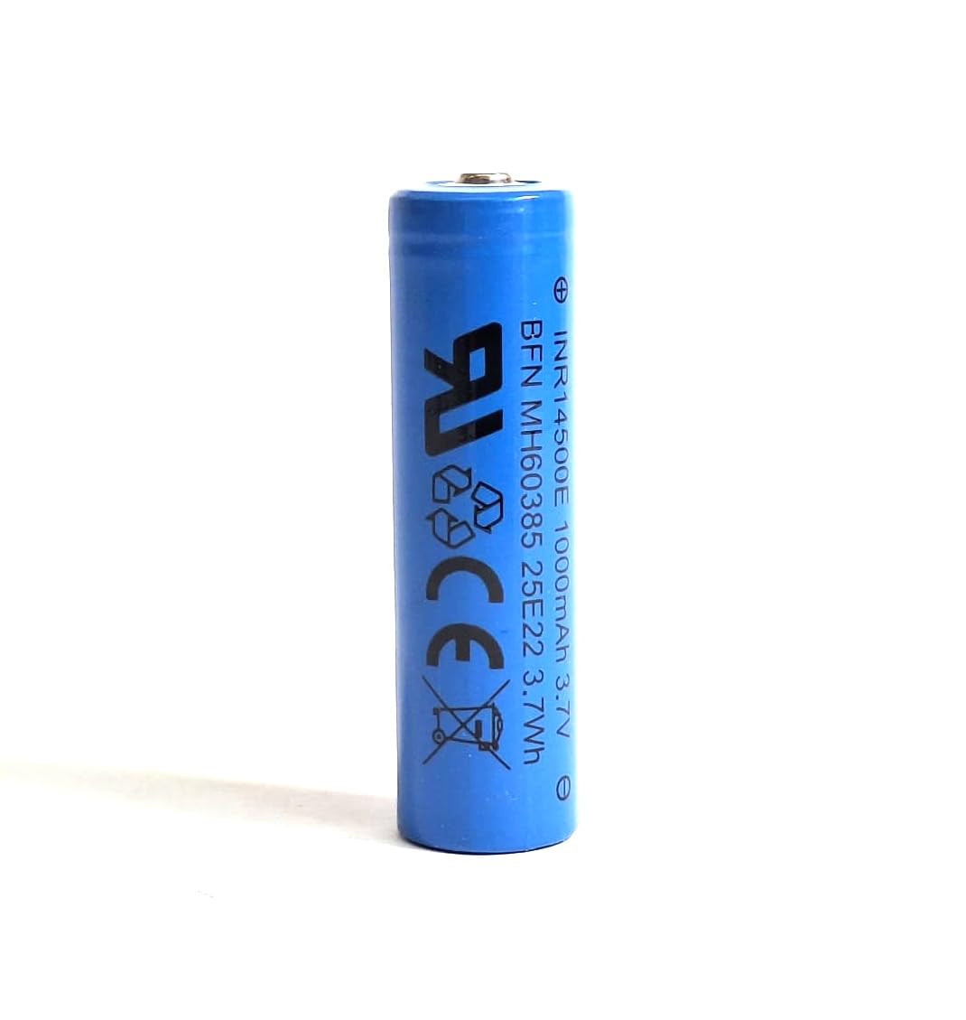 Enerpower Batteria di ricambio per spazzolino da denti Braun 1000 mAh, adatto per iOS 2, 3, 4, 5, 6, 7, 8,9, 10 & N/9N con nuppel (pulsante top)