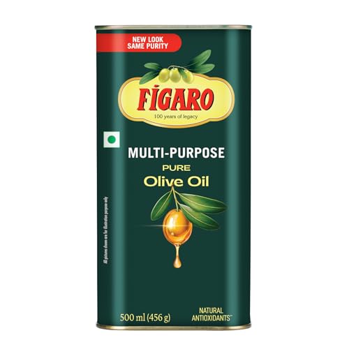 Image of Figaro Multi- Purpose Pure Olive Oil |Jaitun Tel |500ml TIN