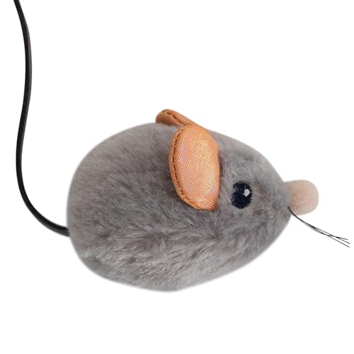 Petstages Squeak Squeak Mouse - Peluche con suono per gatti - con erba gatta - topo