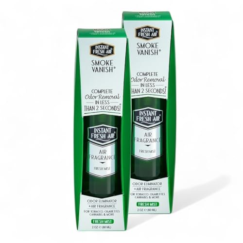 2-Pack: Powerful SMOKE VANISH the Smoke Odor Eliminator that Instantly Clears Smoke in 2 Seconds