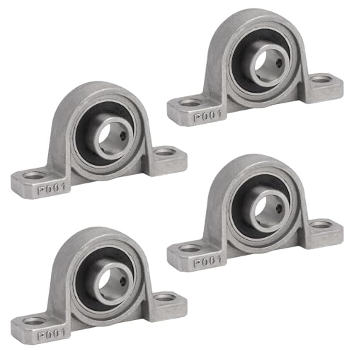 VOSSOT 4 piezas Kp001 rodamientos de bolas con brida de 12 mm -