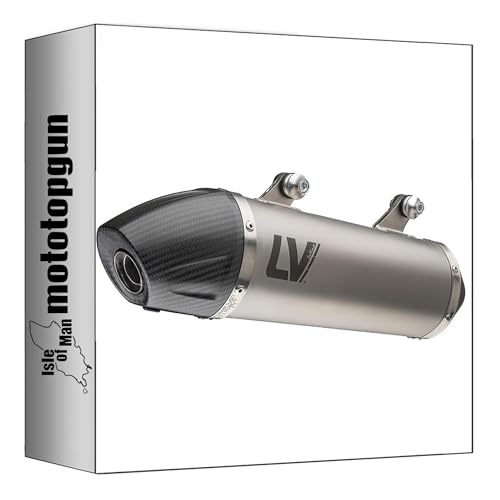 Echappement LeoVince LV-X EVO acier carbone pour réparer Suzuki DR 650 SE