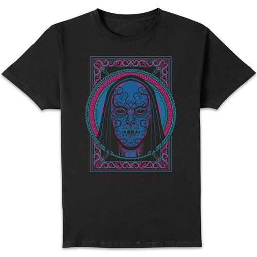 Image of Harry Potter Death Mask Men's T-Shirt - Black 3XL
