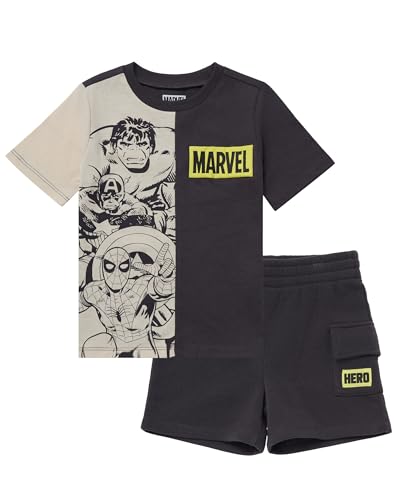 Image of Marvel Boys' T-shirt and Shorts Set