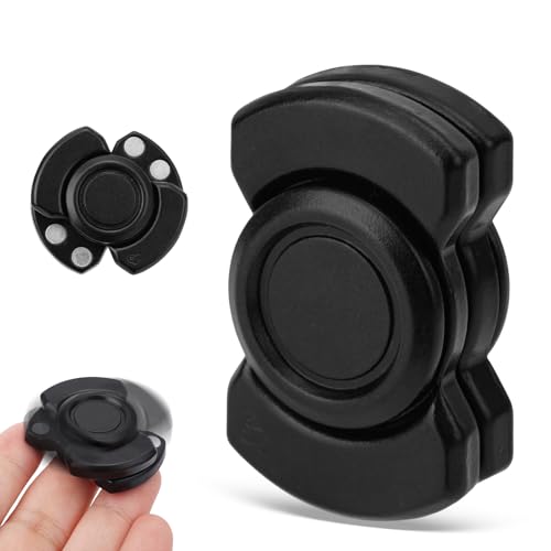 Hand Spinner pour Adultes, Hand Spinner 3 en 1 en Alliage Poussoir Magnétique Rotatif Jouet Doigts Outil de Soulagement de l'Anxiété et Concentration pour...