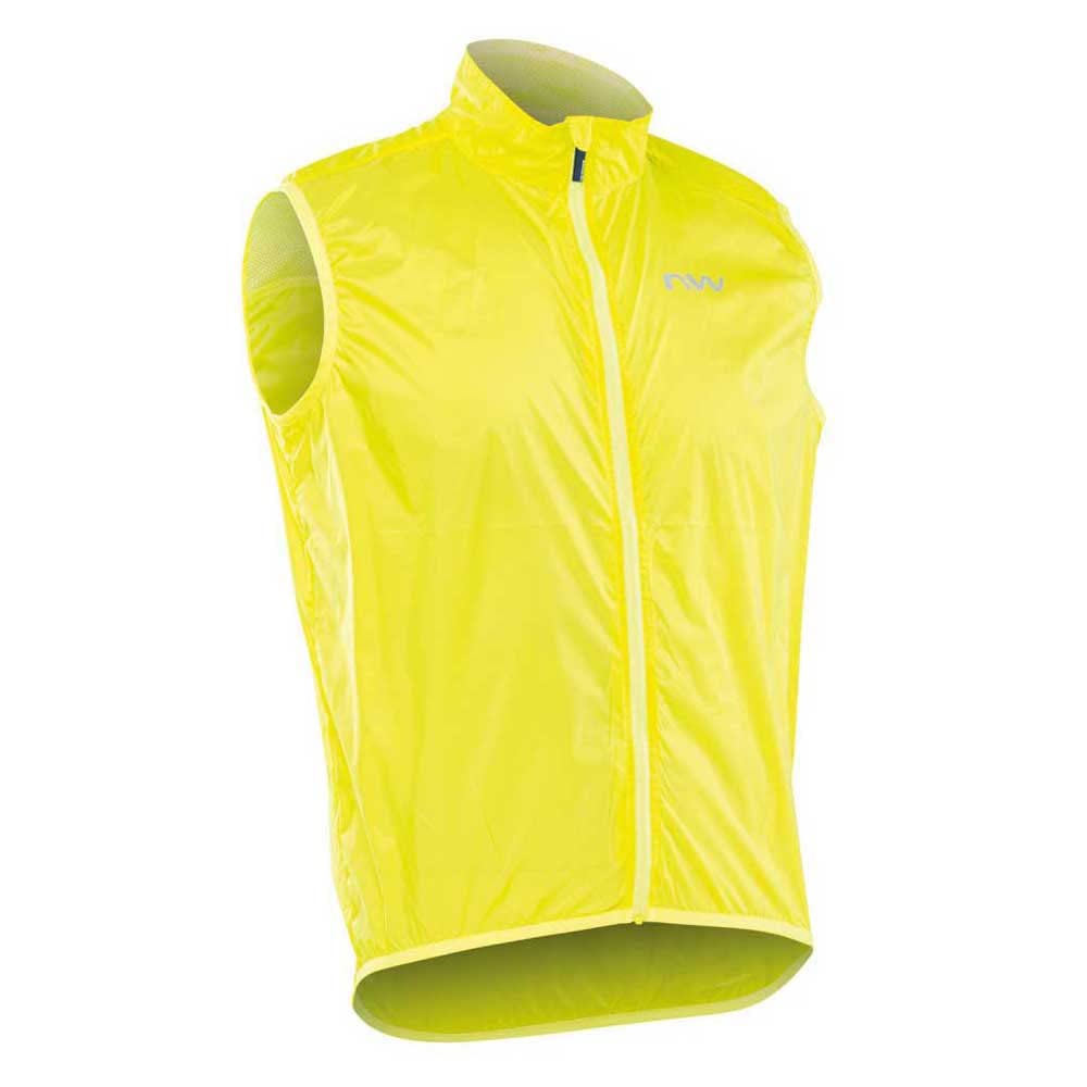Northwave Breeze 3 - Gilet antivento per bicicletta, giallo 2024