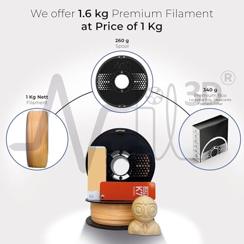 Image of NFIL3D Premium HS PLA+ PORECLAIN Skin - 3D Printing Filament | Compatible with All 3D Printers | 1.75mm | 1Kg Nett Weight