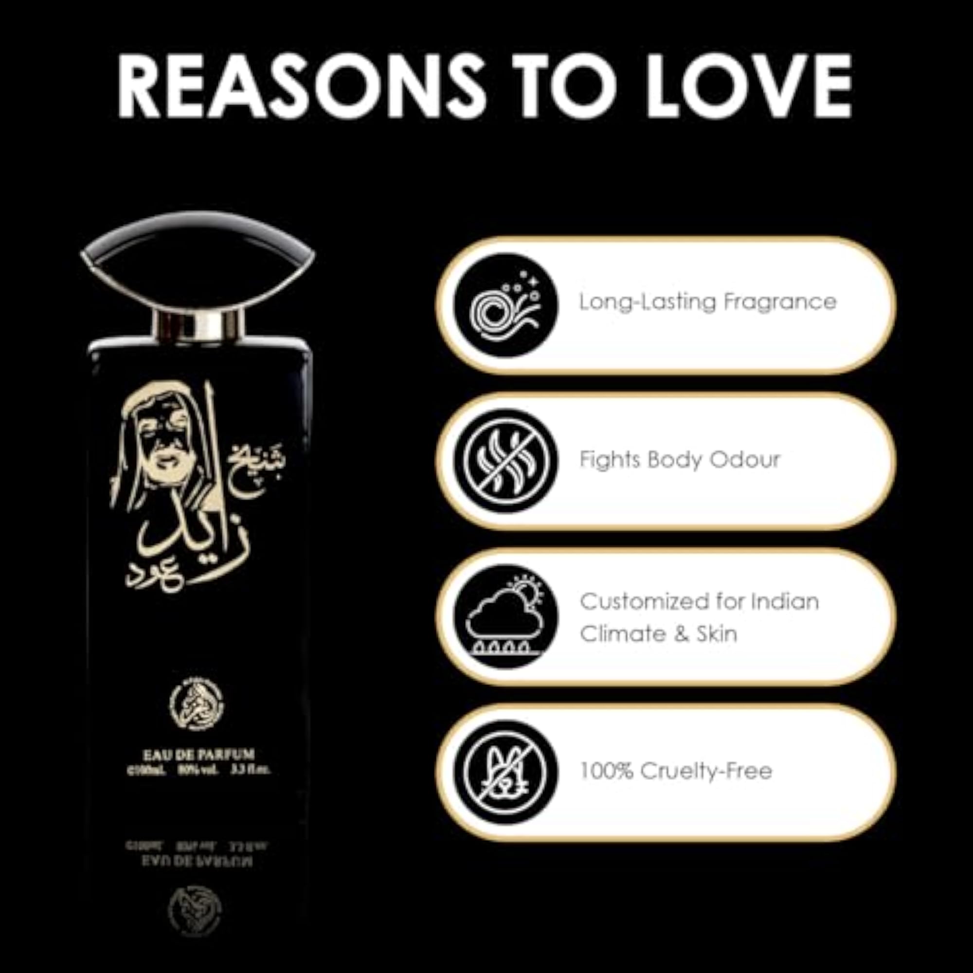 AL FAKHR Sheikh Zayed Oud 100ml, Unisex Gift Set