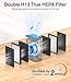 Air Purifiers for Home Large Room up to 3000sq.ft, DBFIT HEPA Double-Sided Air Purifier with Washable Filter, PM 2.5 Display Air Quality Sensor, Air Cleaner for Bedroom, Dorm Room, Pets, Office, AP300