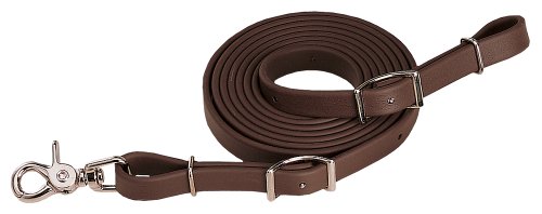 Weaver Leather Trail Gear Roper Reins Brown, 5/8-Inch x 8-Feet