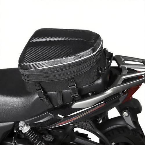 MYJDML Borsa Posteriore Moto per Honda Silver Wing 400 2007-2010 2011 2012 2013 2014 2015 2016, Zaino Rigido Moto Impermeabile Borsa da Viaggio Moto Borsa Posteriore Moto Espandibile per Touring