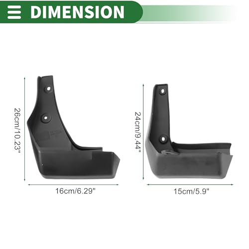 Image of Motoforti Mud Flaps Splash Guards Mud Guards for Honda Gienia 2016-2019 W /Mount Accessories