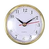 AIKEOU Create Unique Watches with 80mm Quartz Insert with Black Arabic Numerals and Rubber Gasket for Stability (),Arabia