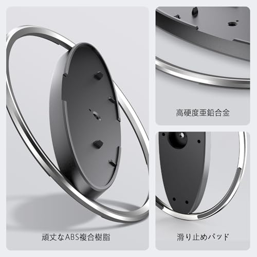 AceGamer ps5/ps5 slim/ps5 pro用 縦置きスタンド ヘッドホンハンガーホルダーセット 収納 滑り止め 工具不要で簡単に取り付け可能 安定性 転倒防止 高硬度亜鉛合金 滑り止めパッド付き PS5本体に適用するスタンド