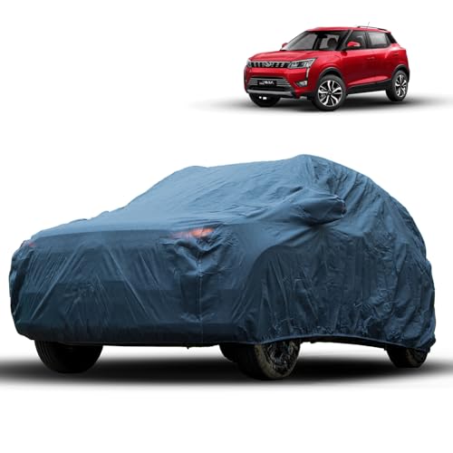 Image of Dust Resistant Car Body Cover for Compatible Mahindra Xuv-300 | All Weather Protection Car Cover | Triple Stitched Fully Elastic Ultra Surface Body Protection