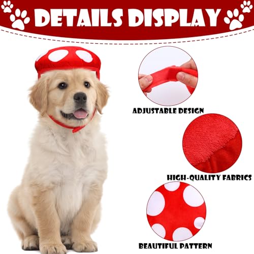 Disfraz de hongo para perros miniatura 5