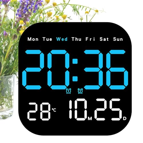 【希少】　JDL LED CLOCK デジタル壁掛け時計 カレンダー 希少レア廃盤】JDL LED CLOCK LED壁掛け時計 デジタルクロック