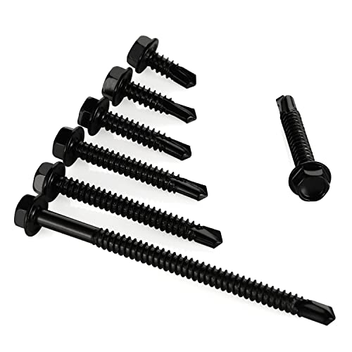 Tornillos autorroscantes hex washer head #8 x 1 100 pcs miniatura 7