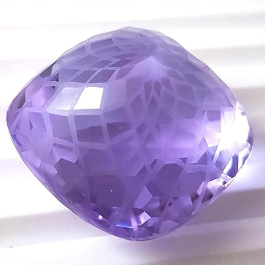 95.75 CT Natural Kunzite Purple-Pink Color Cushion Cut Faceted Loose Gemstone for Jewellery Making