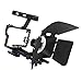 Imagen de KIMISS Equipo de Grabación de Vídeo Profesional Jaula para Cámara SLR con Cubierta Protectora de Caja Mate de Enfoque de Seguimiento para Cámaras GH4 Compatible con Varios Modelos