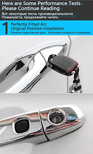 Poignée de porte voiture chromée anti-rayure pour Corolla E140 E150 - 2