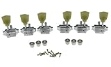 Wilkinson Cromado 3x3 Deluxe Vintage Tuners Guitarra Tuning Llaves de Guitarra Guitarra Macho Cabeza para Les Paul