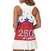 Suhoaziia USA 250 Years Golf Tops for Women Athletic Hiking Workout Pullover Zip Collared Tennis Shirts Comfy Casual Sleeveless Tank Top 4th of July Shirts 1776-2026 250th Anniversary Shirt