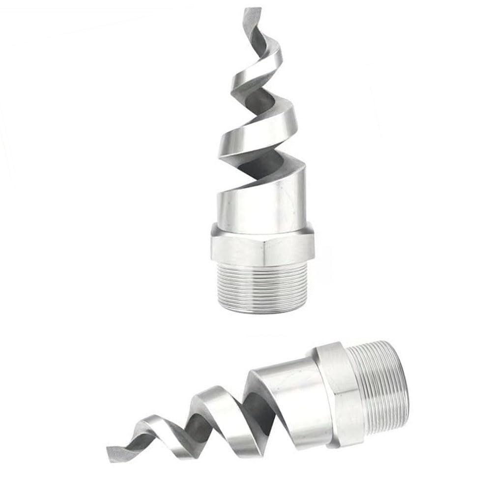 Dysza atomowa stożkowa spiralna ze stali nierdzewnej 304/316L, głowica zraszacza spiralnego do usuwania pyłu 1,5 cala - stal nierdzewna 304, 5 szt.