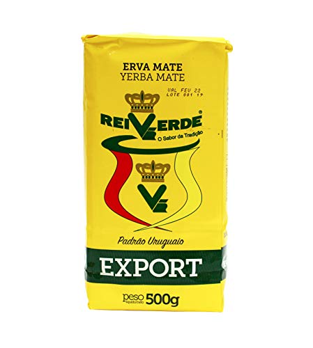 Yerba Mate Rei Verde Export Tradicional 500 grs tipo Uruguaya Tradicional Procedente de la Selva Brasilera Padrao Uruguaio