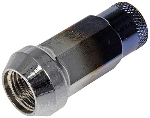 Image of Dorman 713-685T Ti-Blue Open End Knurled Wheel Nuts Compatible with Select Models, 20 Pack