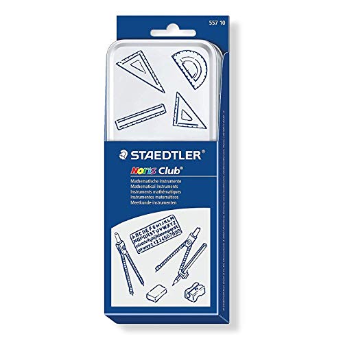 Coffret cadeau de mathématiques Staedtler avec boîte métal et 12 crayons
